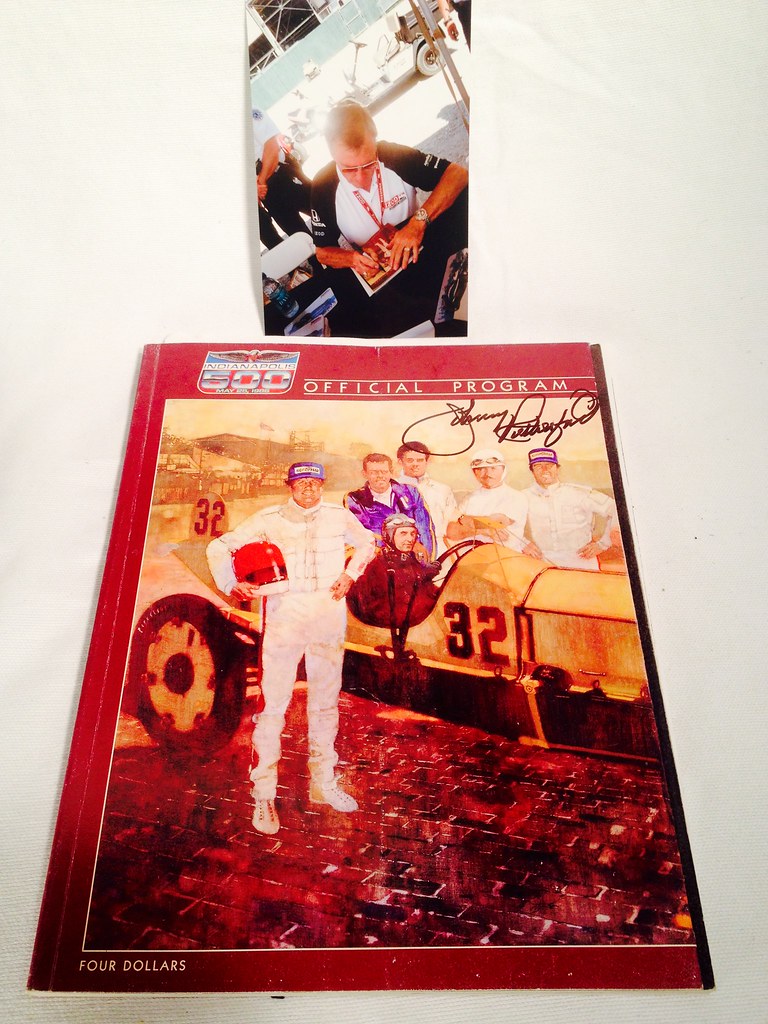 296, INDY, Johnny Rutherford, Signing, 1986 Indianapolis 500 Offical