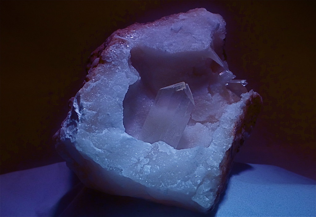 Selenite Crystal A water clear Selenite crystal made it's … Flickr