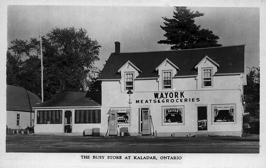 Postcard of York's Store, Kaladar a photo on Flickriver