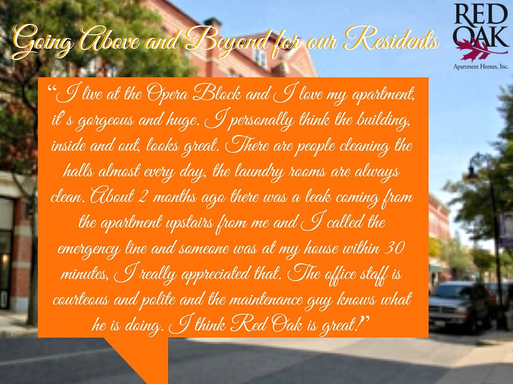 OperaTestimonial Red Oak Apartments Flickr