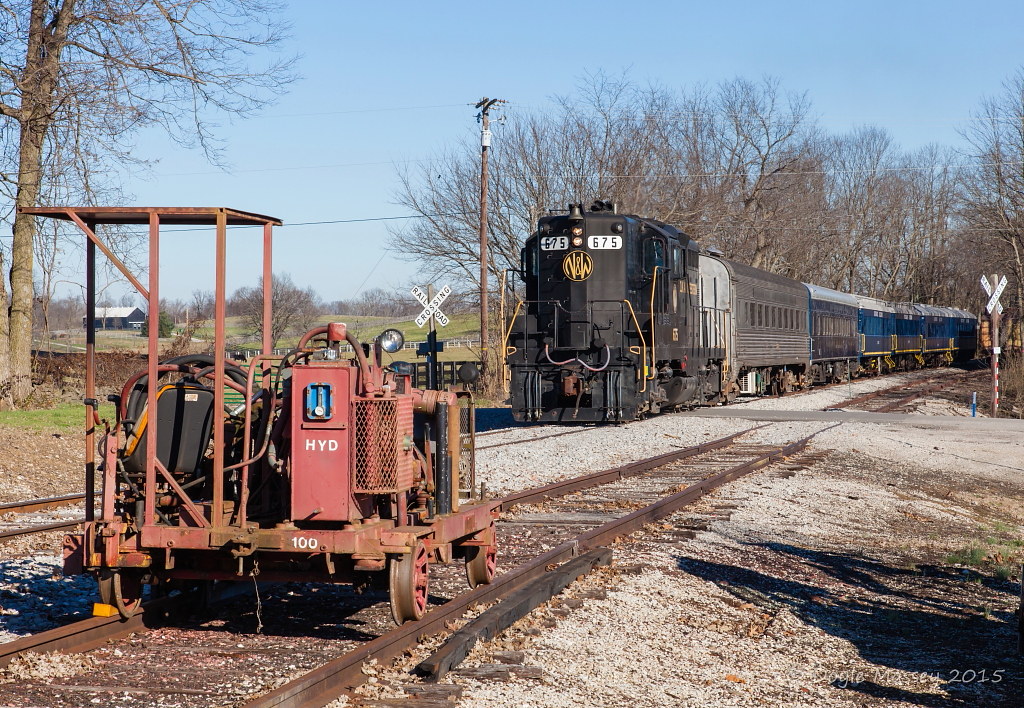 BGRM 675 at Milner, KY The Bluegrass Railroad Museum Santa… Flickr