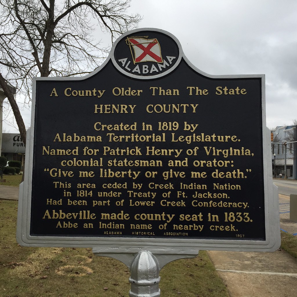 Henry County Courthouse Historic Sign. Abbeville, Alabama.… Flickr