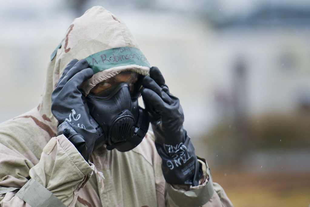 MOPP gas mask training 2015 www.eglin.af.mil/news/story.as… Flickr
