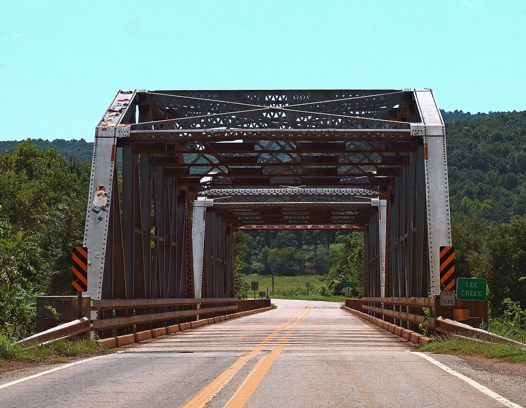 Lee Creek Bridge Natural Dam, Arkansas (Crawford County)… Flickr