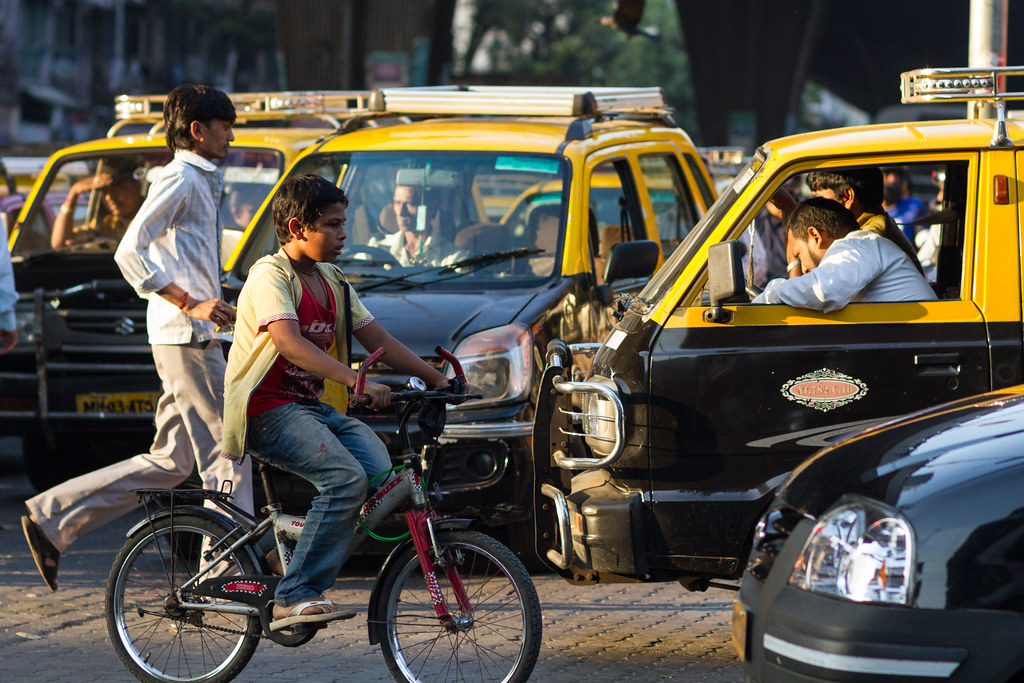 Evening Traffic Jam, Mumbai India This intersection was al… Flickr