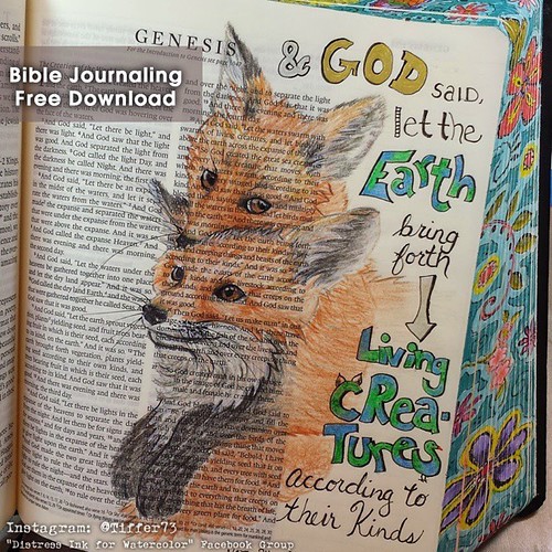 Bible Journaling Baby Foxes Genesis 124 I just love t… Flickr