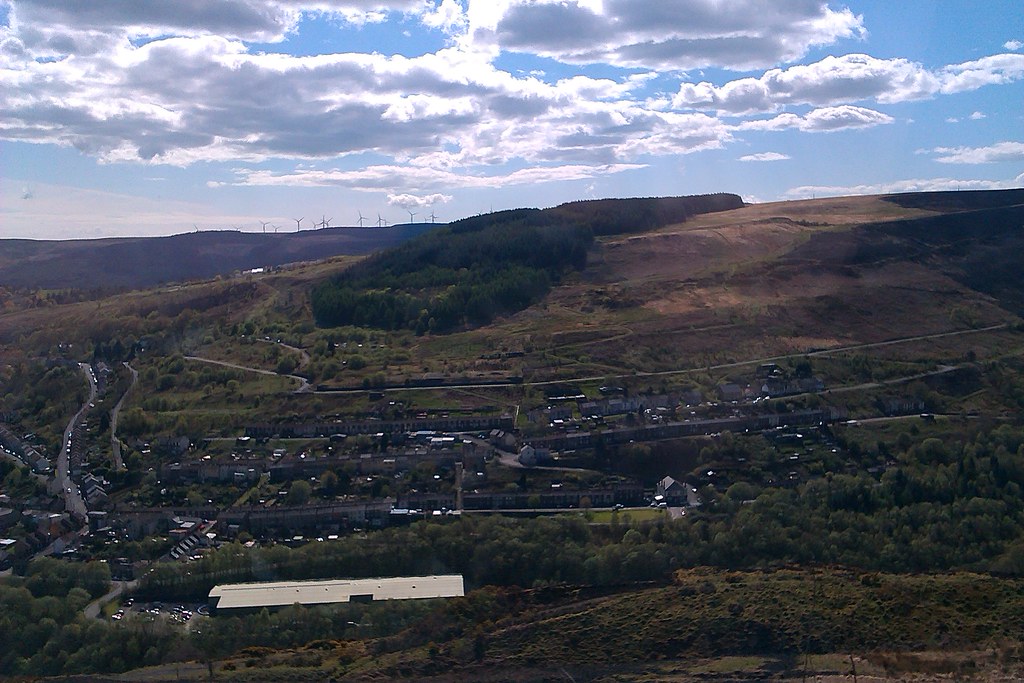 View of the Valleys Here is a view from Llanwonno mountain… Flickr