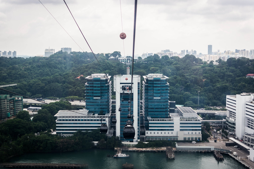 HarbourFront Cable Car Station. Andre Sitoy Flickr