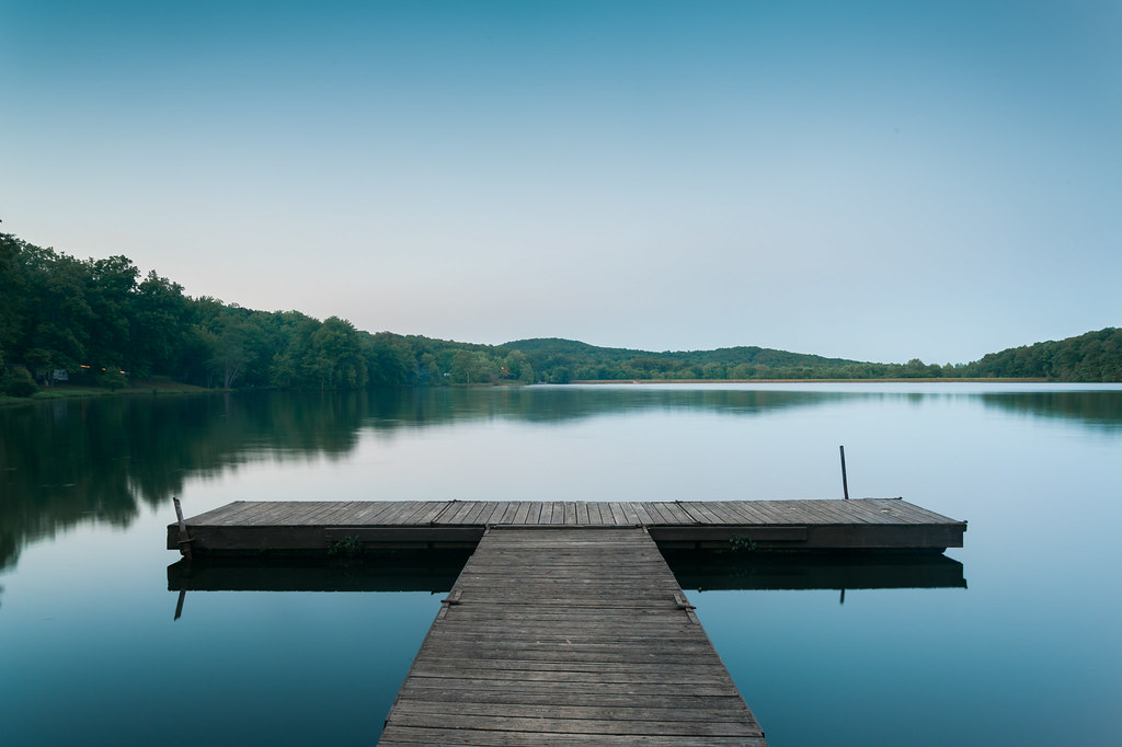 Sunset At Glen O. Jones Lake, Il | This Lake Is Located In T… | Flickr