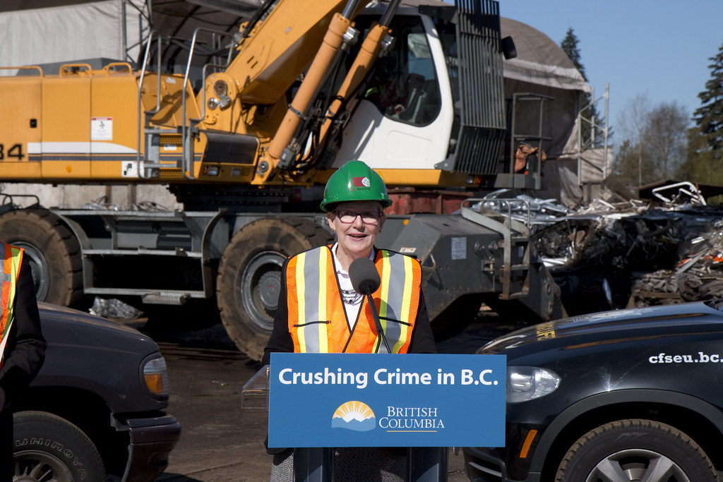 Crushing crime in BC With the press of a button and the cr… Flickr