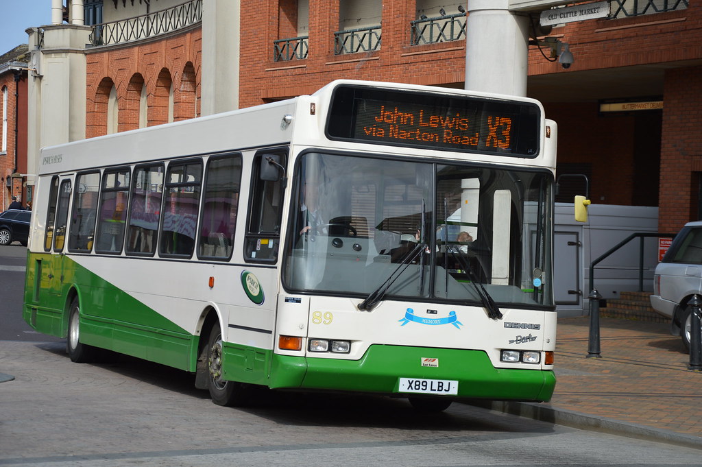 Ipswich Buses 089 X89LBJ Falcon Street 170415 (2) Suffolk Explorer