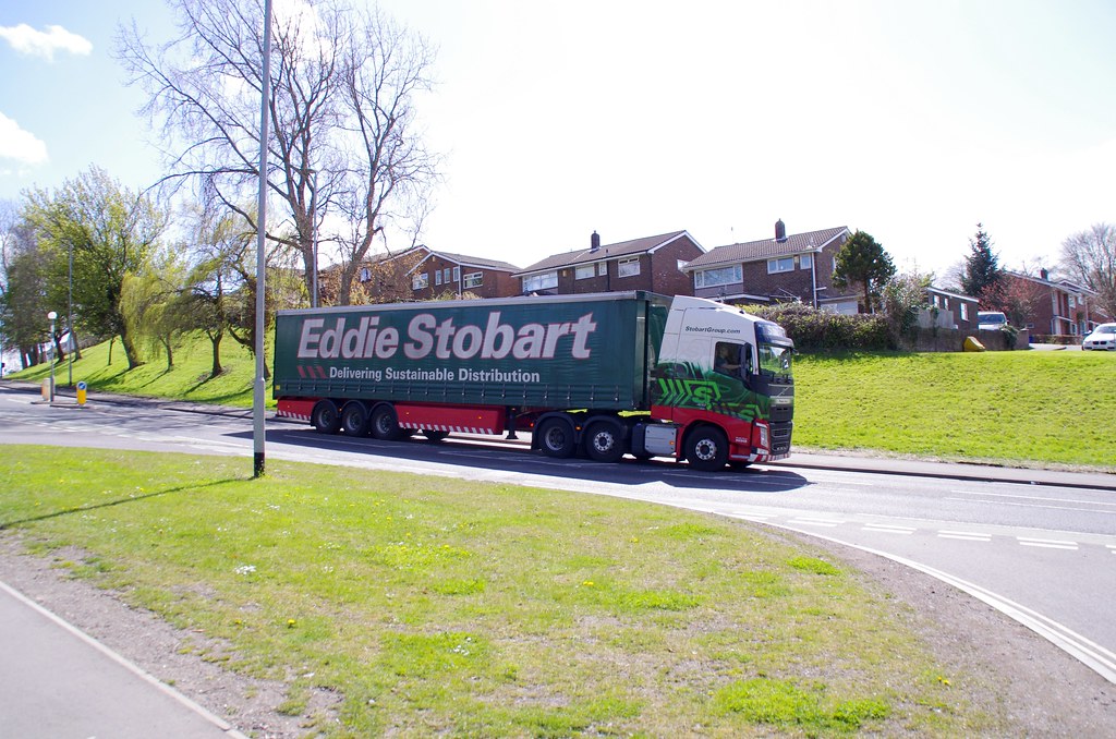 Eddie Stobart "Phoebe Grace" on Stobhill bank, Morpeth Flickr