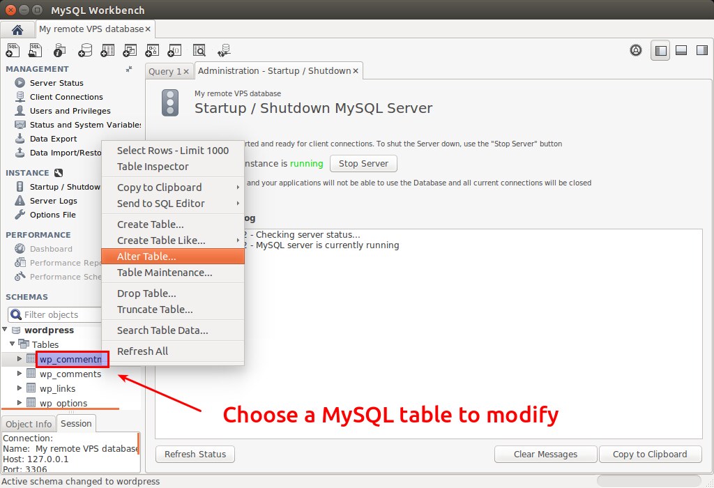 MySQL Workbench Modify MySQL Table How to manage remote … Flickr