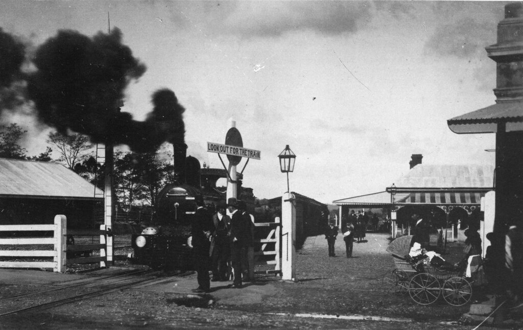 Latrobe Early view of Latrobe station with a B or C class … Flickr