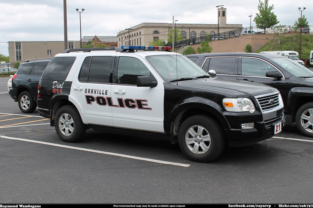 Orrville Ohio Police Ford Explorer Seen in Akron Ohio Raymond