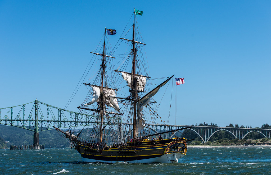 TallShips201520 "Lady Washington" Coos Bay, Oregon. Randy Baumhover Flickr