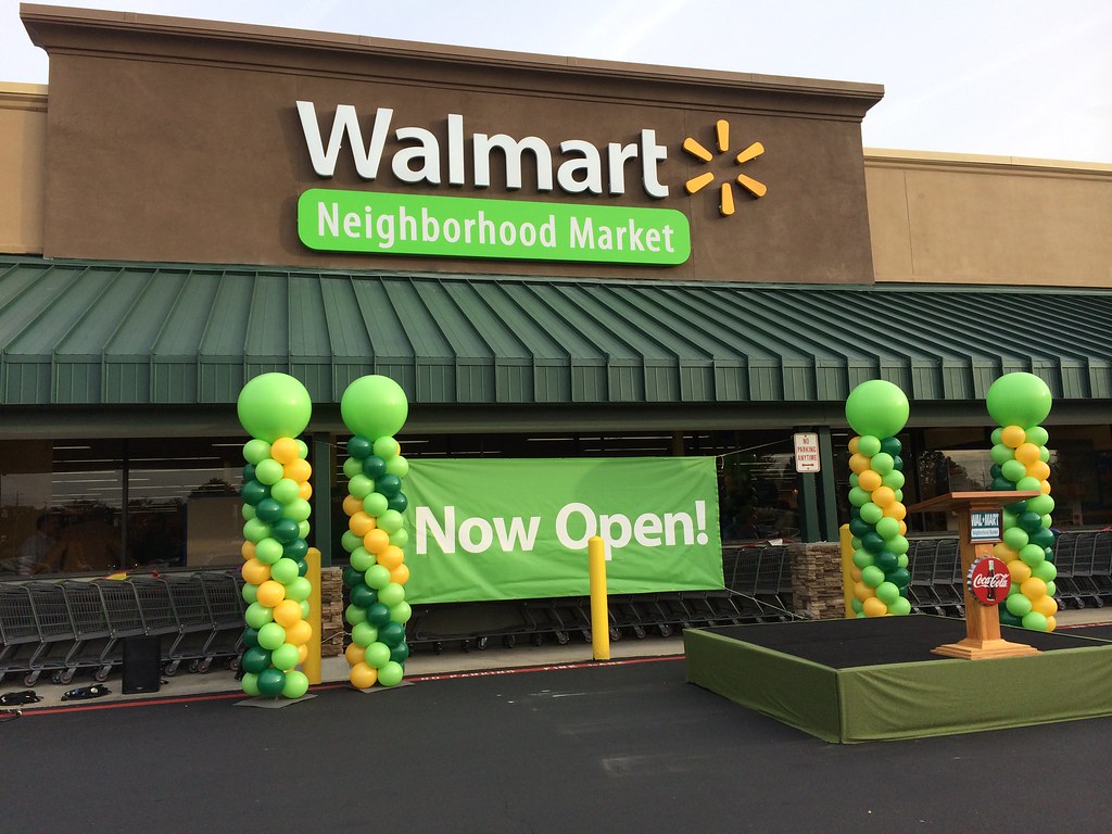 walmartgrandopeningballoons Balloon Construction Company Flickr