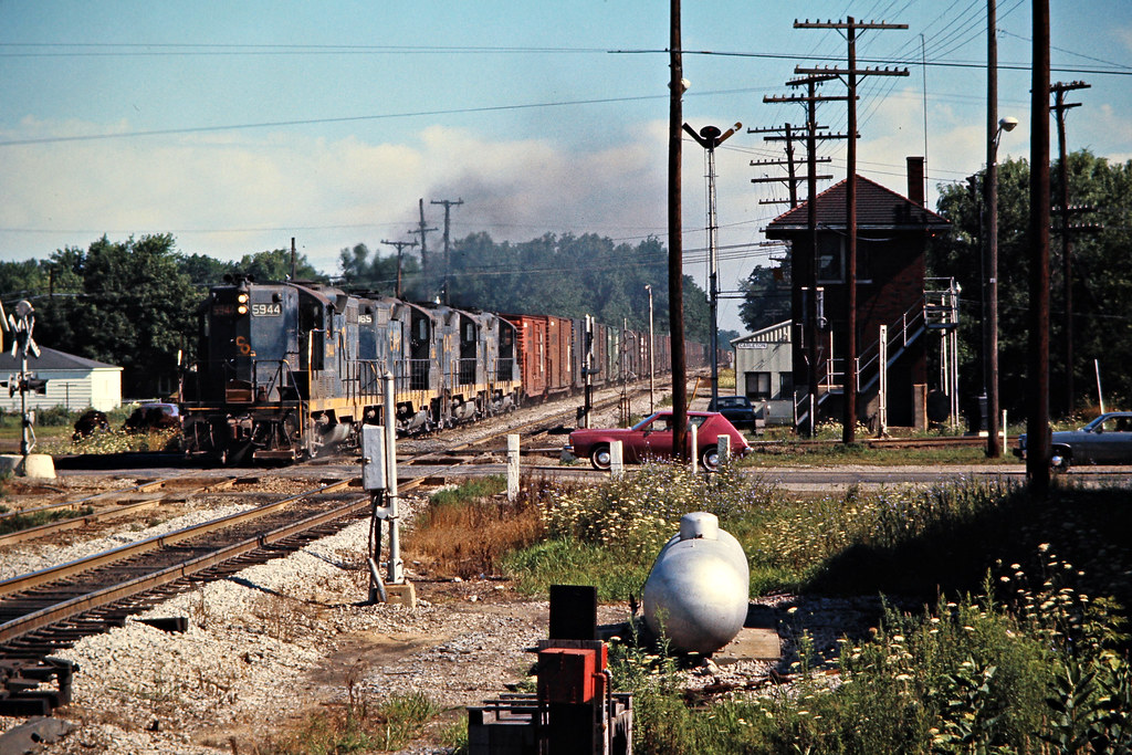 C&O, Carleton, Michigan, 1976 Southbound Chesapeake and Oh… Flickr