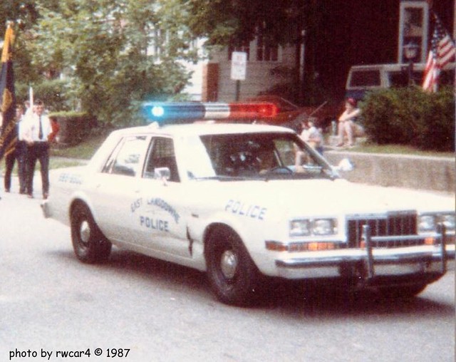 East Lansdowne PA Police Dodge Diplomat 1987 photo Flickr
