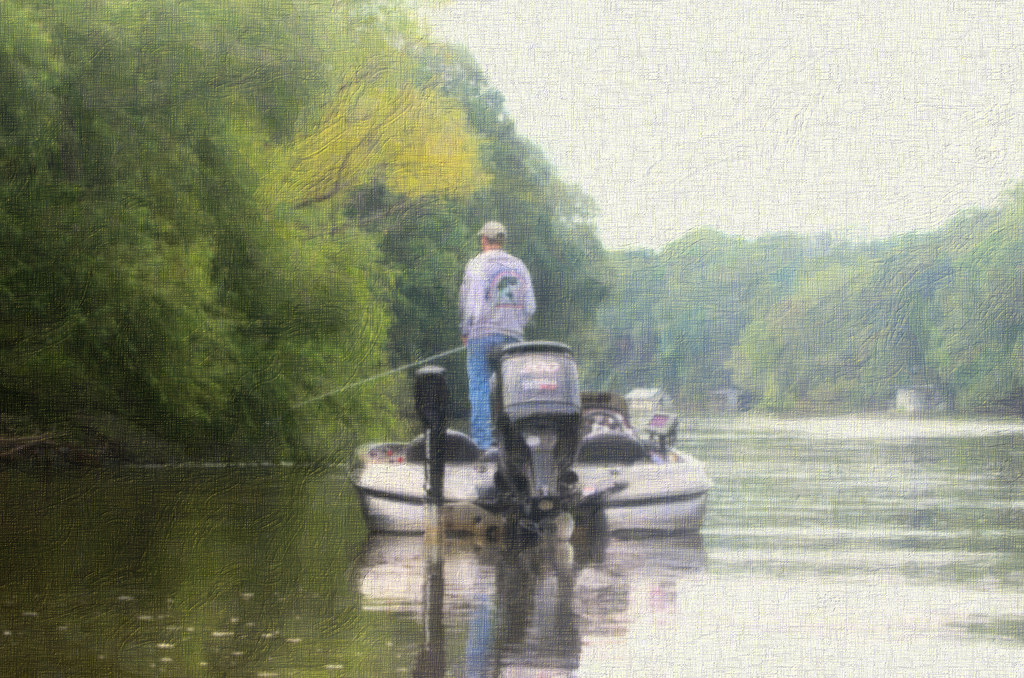 peaceful fishing in wewahitchka, florida/ snap art 3 Flickr