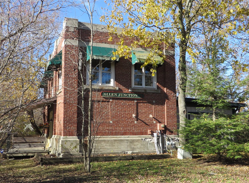 Allen Junction on the Toledo & Western Railroad restored a… Flickr