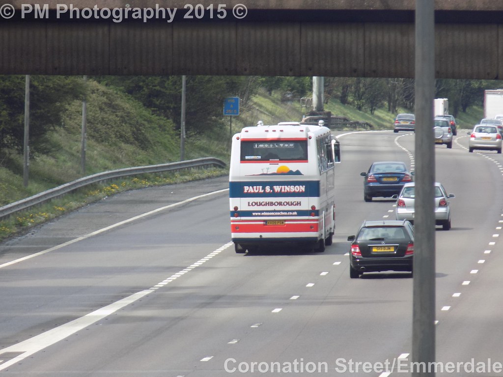 XX09PSW taken from overpass at Keele Services Model Bus Doctor Flickr