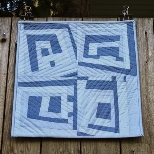 Finished my Paint Chip Challenge mini quilt! seamqgpaintc… Flickr