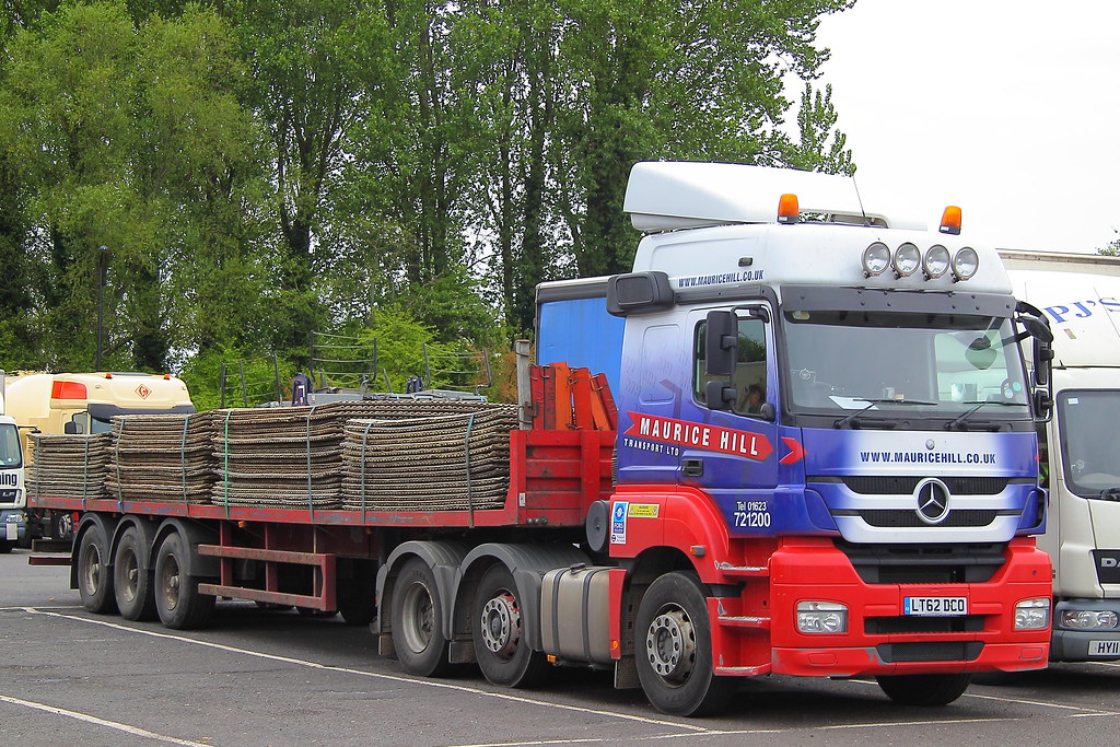 Maurice Hill Transport LT62DCO Mercedes Axor 2543. Buses and
