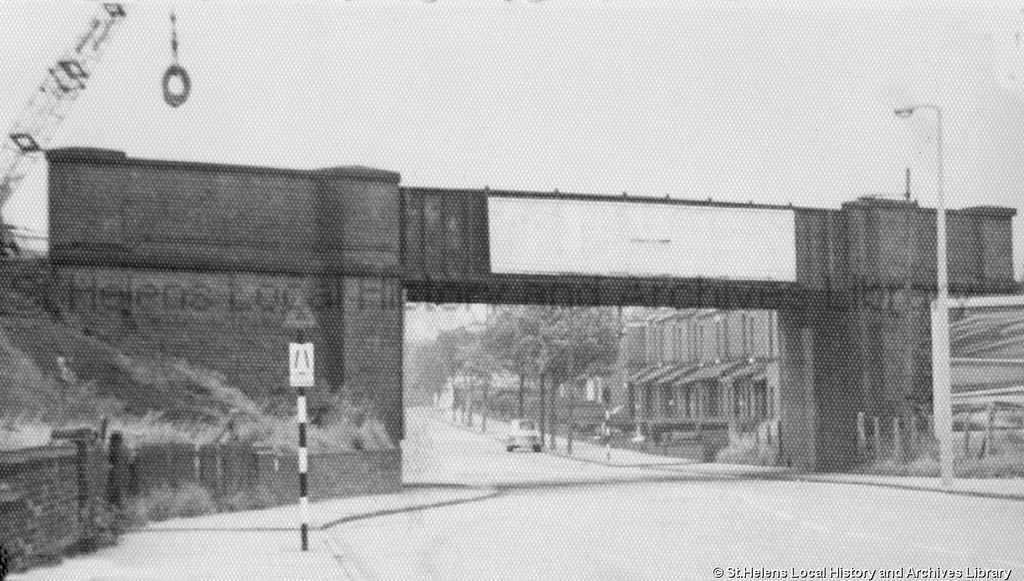 Cephos Bridge demolition 1966, Blackbrook Rd, St Helens, L… Flickr