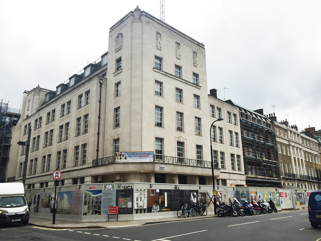 UCL Laws Grade IIlisted Bentham House and the adjacent Gi… Flickr