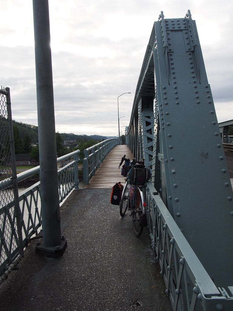 Hoquiam River High Bridge Wooden Sidewalks A bit slicker … Flickr