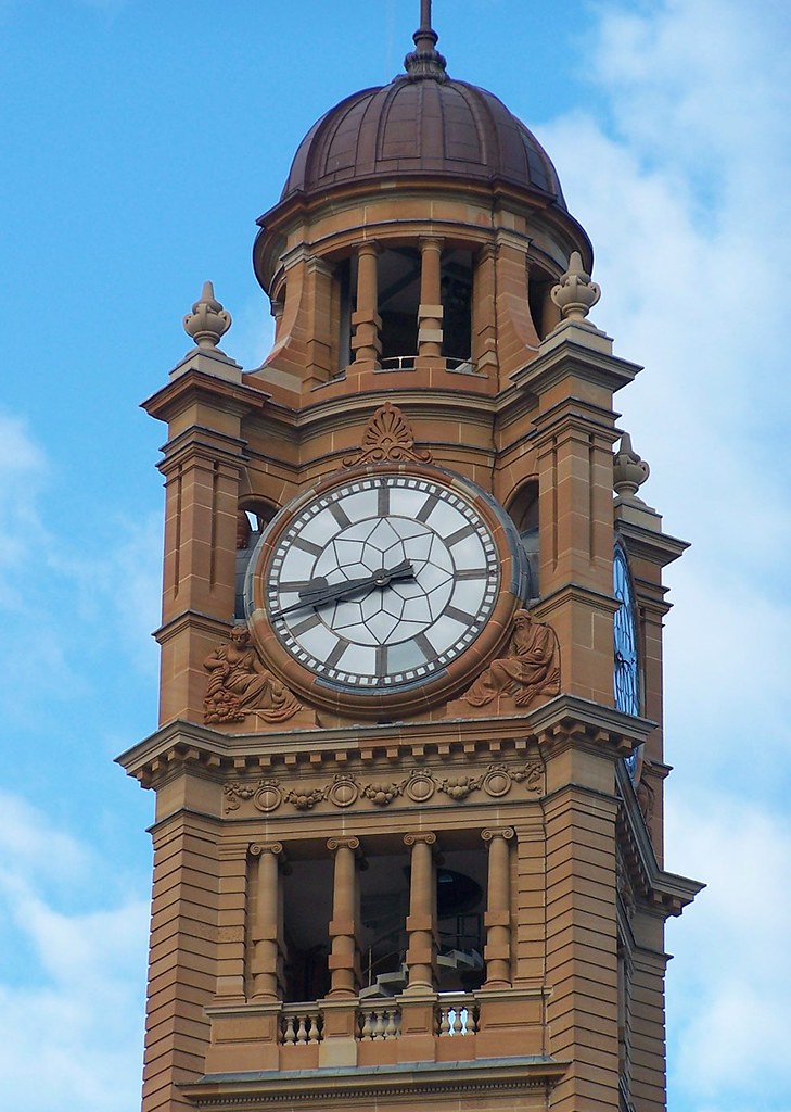 Central Station Clock Tower, Sydney The top section of the… Flickr
