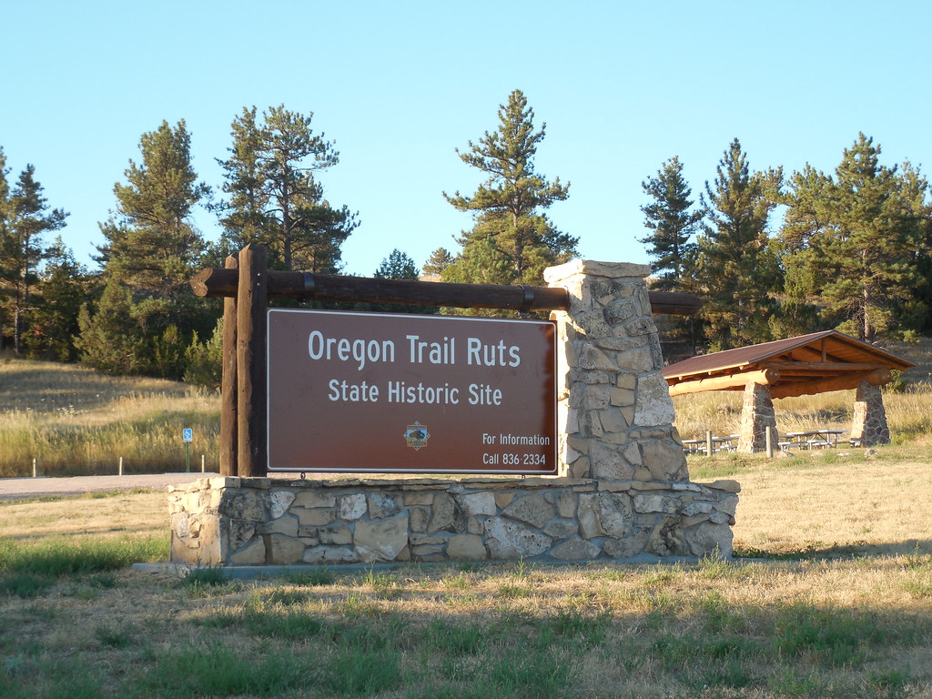 Oregon Trail Ruts State Historic Site Guernsey, Wyoming Jimmy