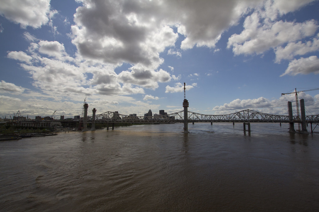 John F Kennedy Bridge with new I65 bridge construction Flickr