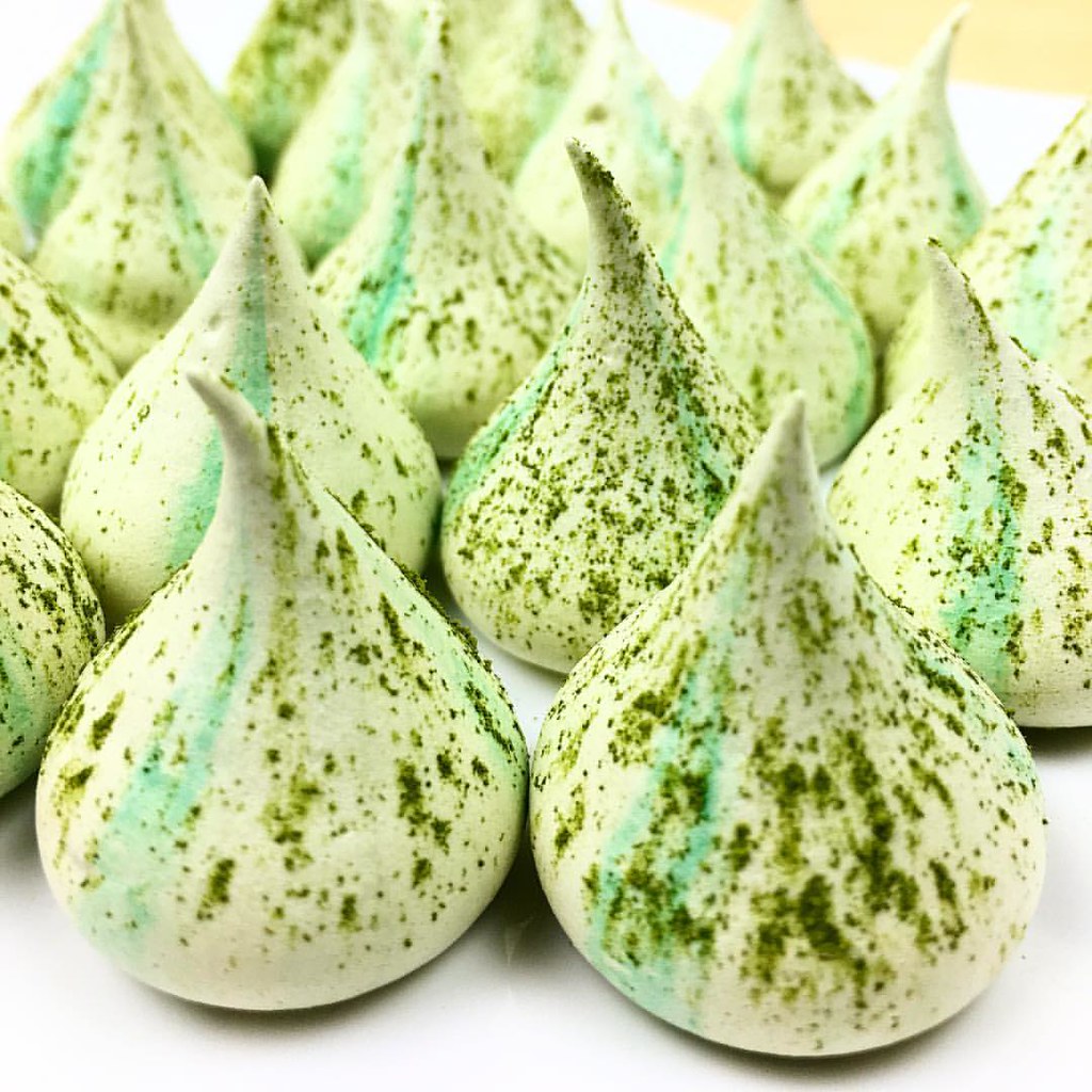 Matcha Meringue Kisses Daalia Abdul Flickr