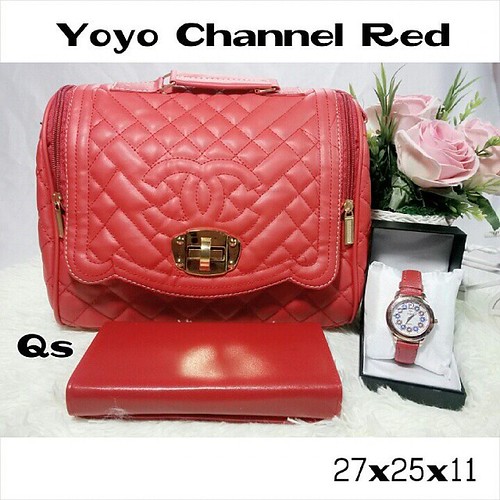 3 in 1 Yoyo chanel red Rp 140.000 Ecer Tas 98.000 Info p… Flickr