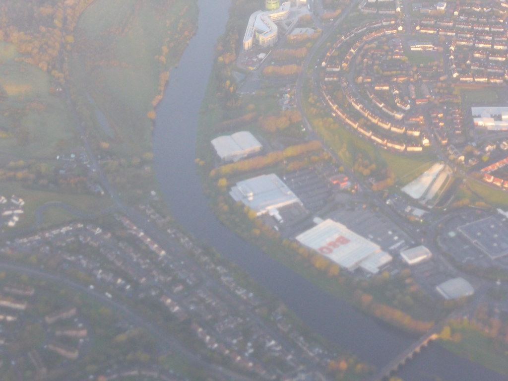Aerial view of Garthdee retail park with ASDA, Boots, Curr… Flickr