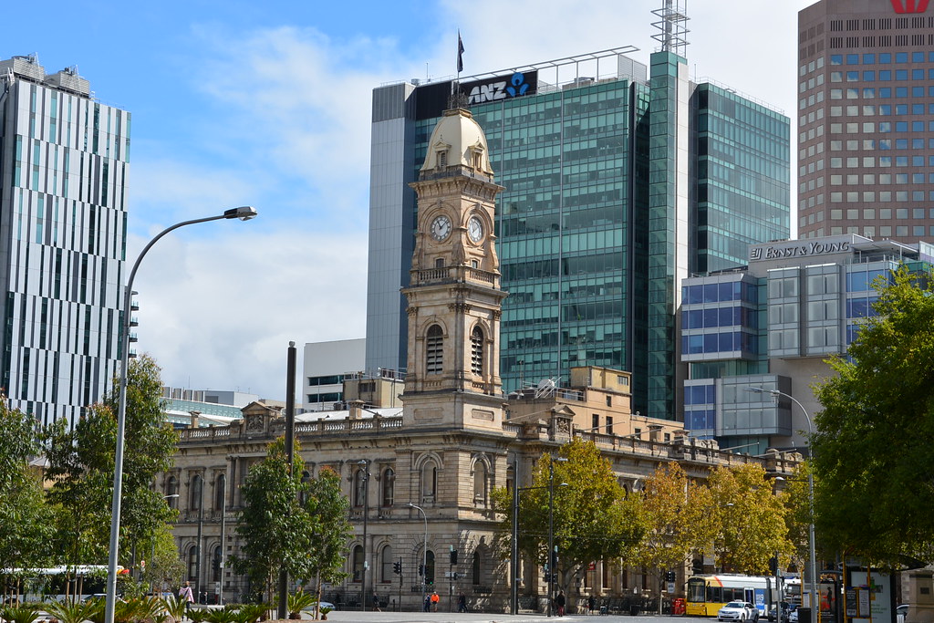 Adelaide. GPO, General Post Office & Telegraph Office. Sou… Flickr