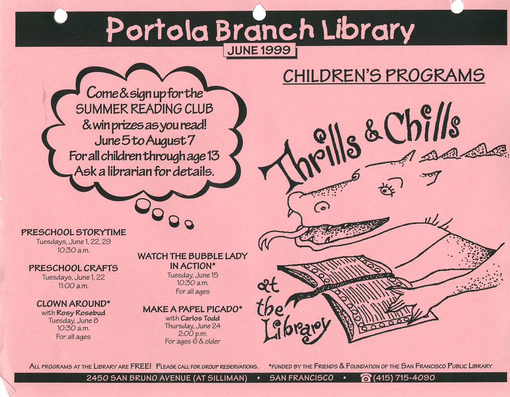 Portola Branch photo album p. 17 Portola Branch Library J… Flickr