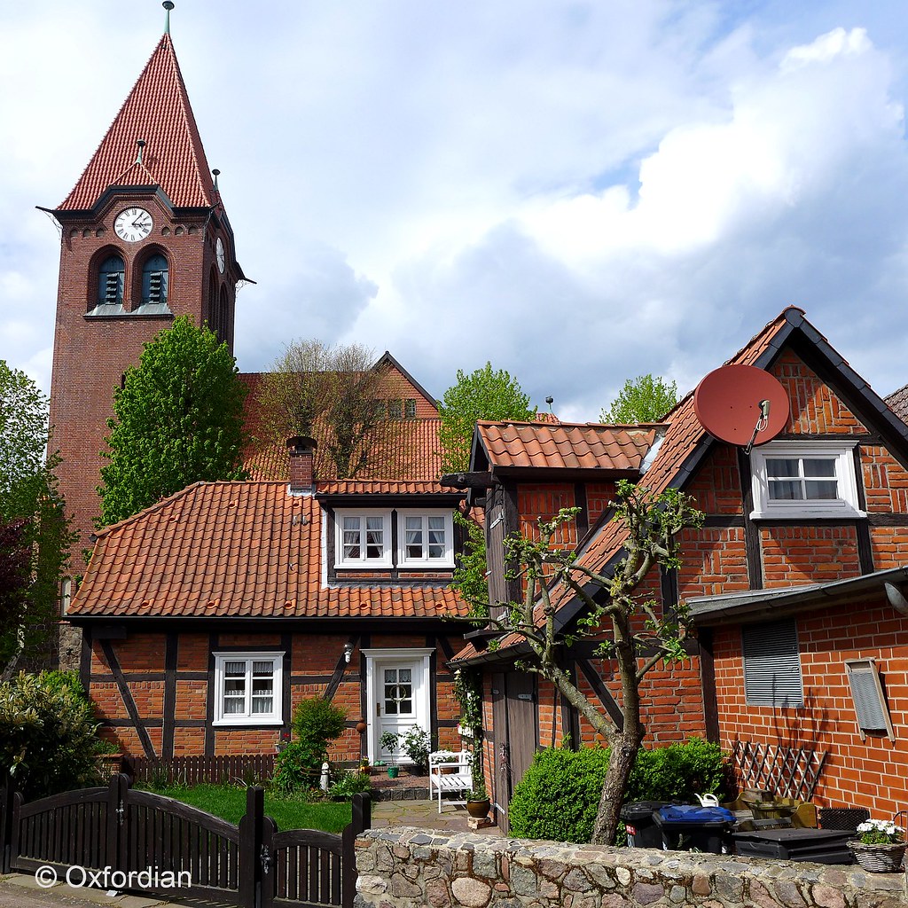 Dahlenburg Kirchturm Ortskern von Dahlenburg mit dem Kir… Flickr