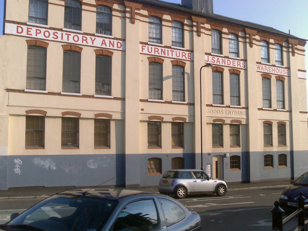 Old Sanders furniture warehouse, now flats and/or offices Flickr