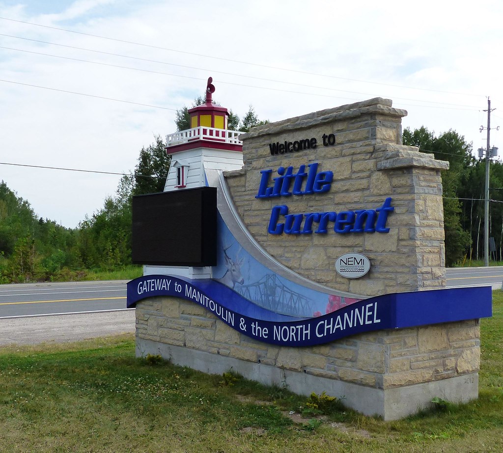 Little Current to Manitoulin Island Sign Flickr