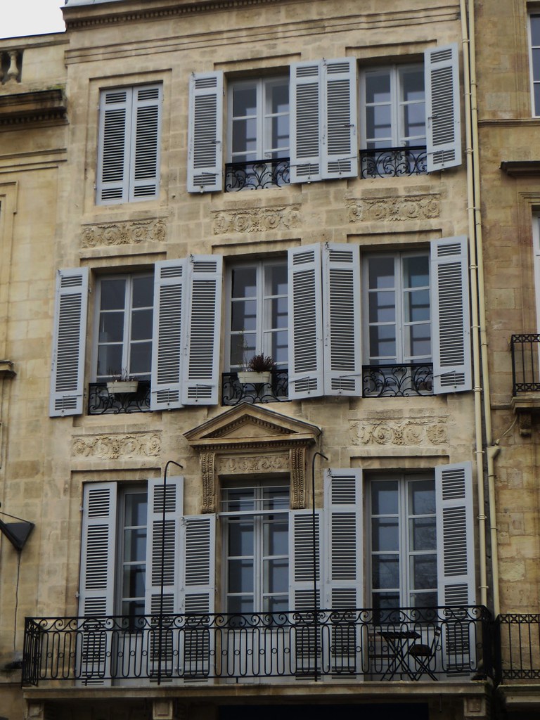Façade classique, rue DuffourDubergier, Bordeaux, Gironde… Flickr