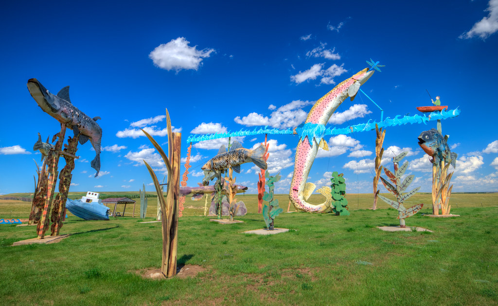 Fisherman's Dream Enchanted Highway Regent, North Dakota… ap0013