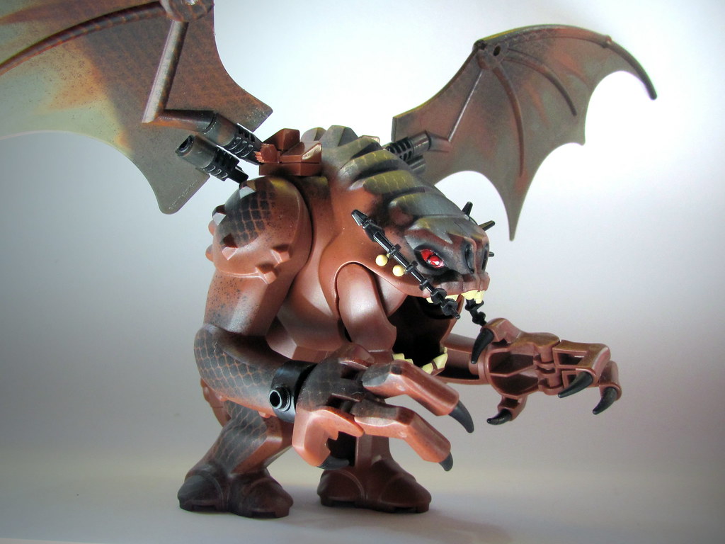 Lego Rancor Dragon a photo on Flickriver
