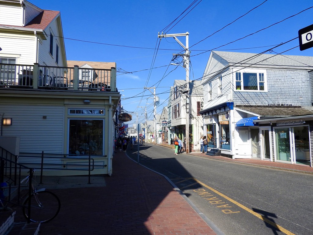 Provincetown Commercial Street in Provincetown, Cape Cod, … Flickr