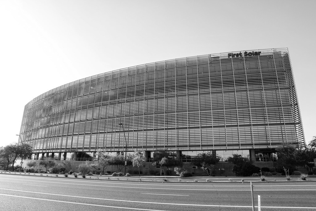 First Solar Cityscapes emphasizing structural elements wit… Flickr