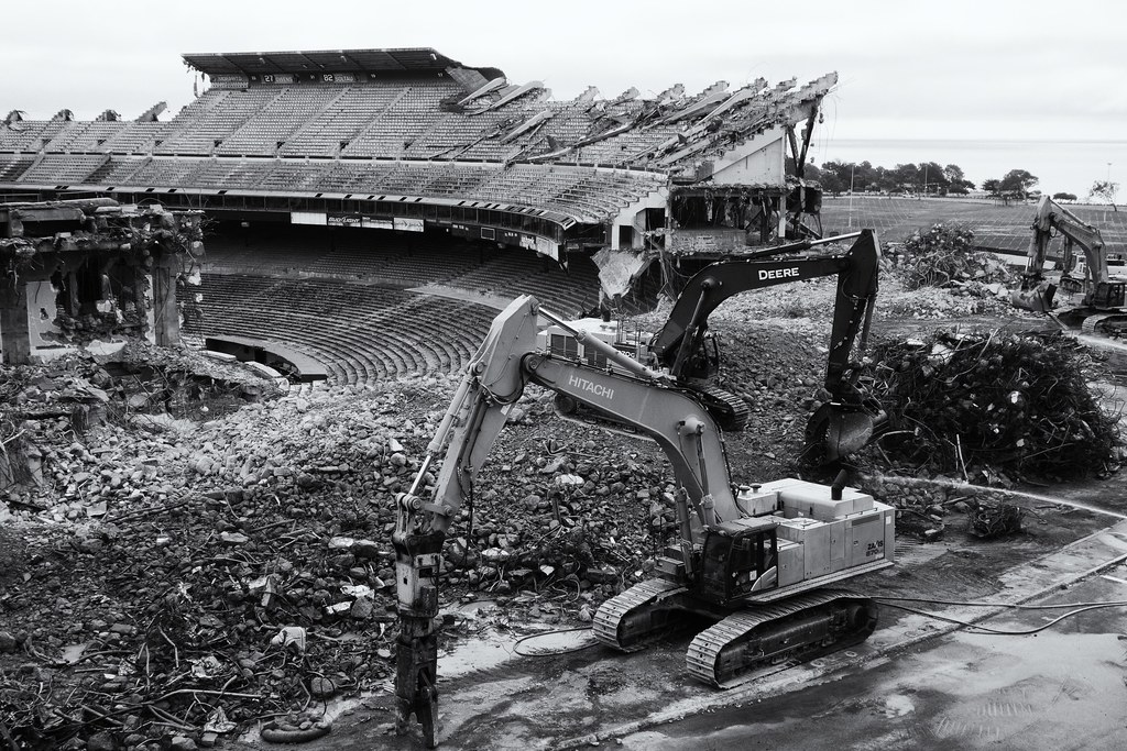 Candlestick Park Demolation Steve Wilhelm Flickr