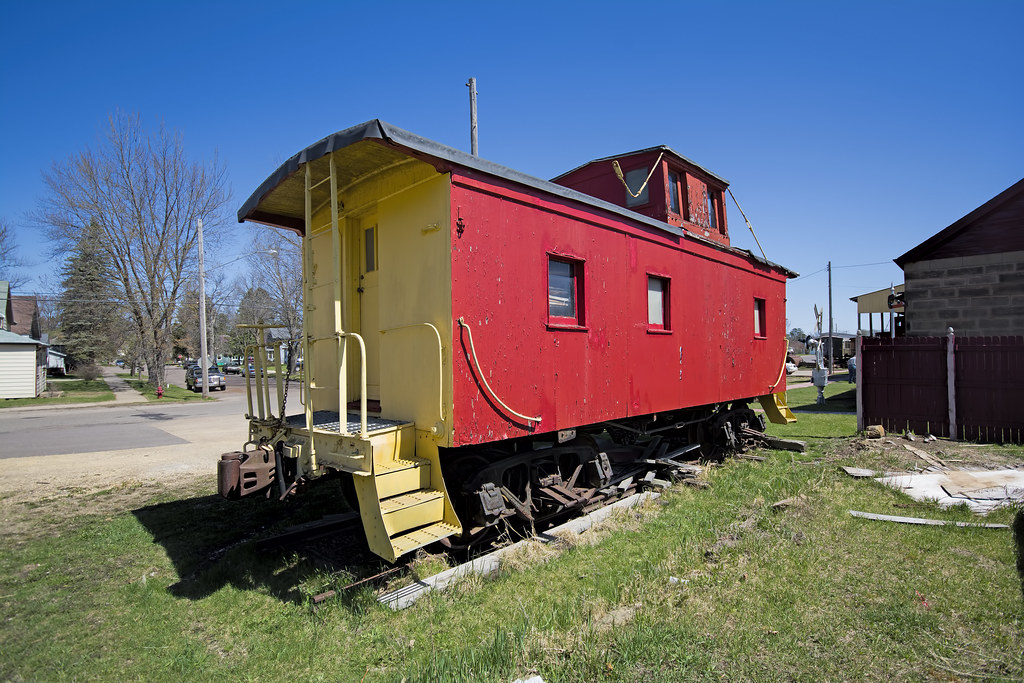 SOO Plywood Caboose One of 3 wooden SOO cabooses in the Co… Flickr