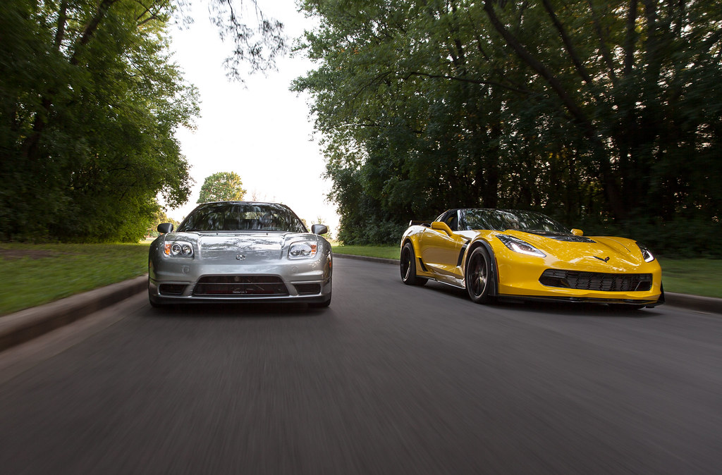 2004 Acura NSXT and 2015 Corvette Z06 Brylek Flickr